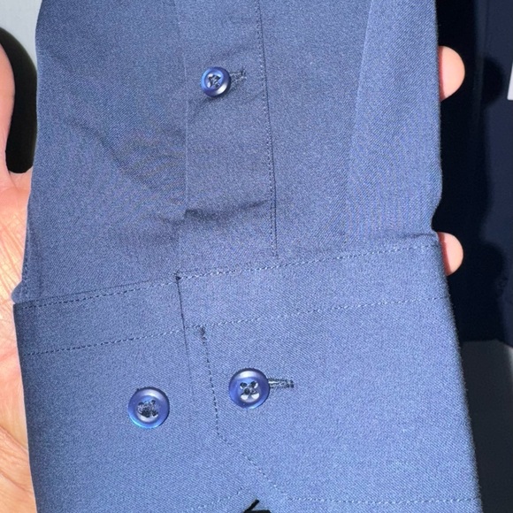Nordstrom Navy Dress Shirt - Picture 5 of 7
